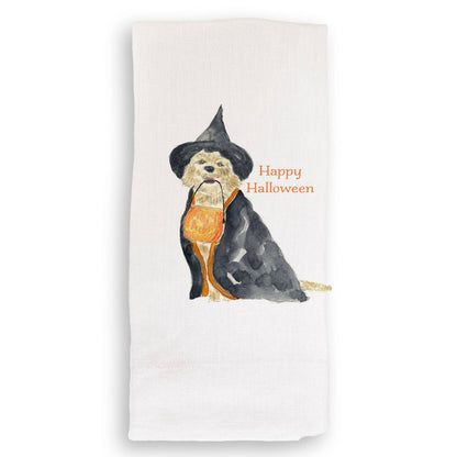 Halloween Dog: Dishtowel / Remove Words / -