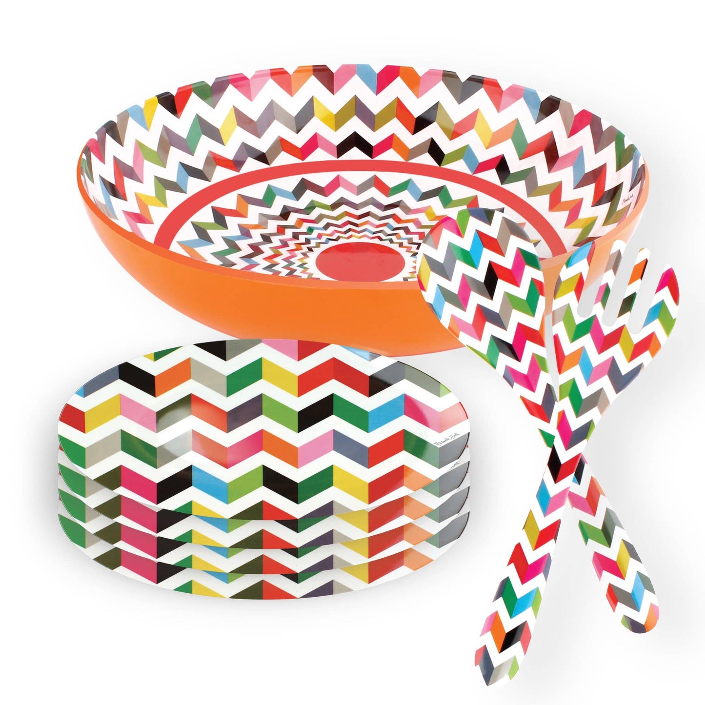 Ziggy 9" Salad Plate Gift Box - Set of 4
