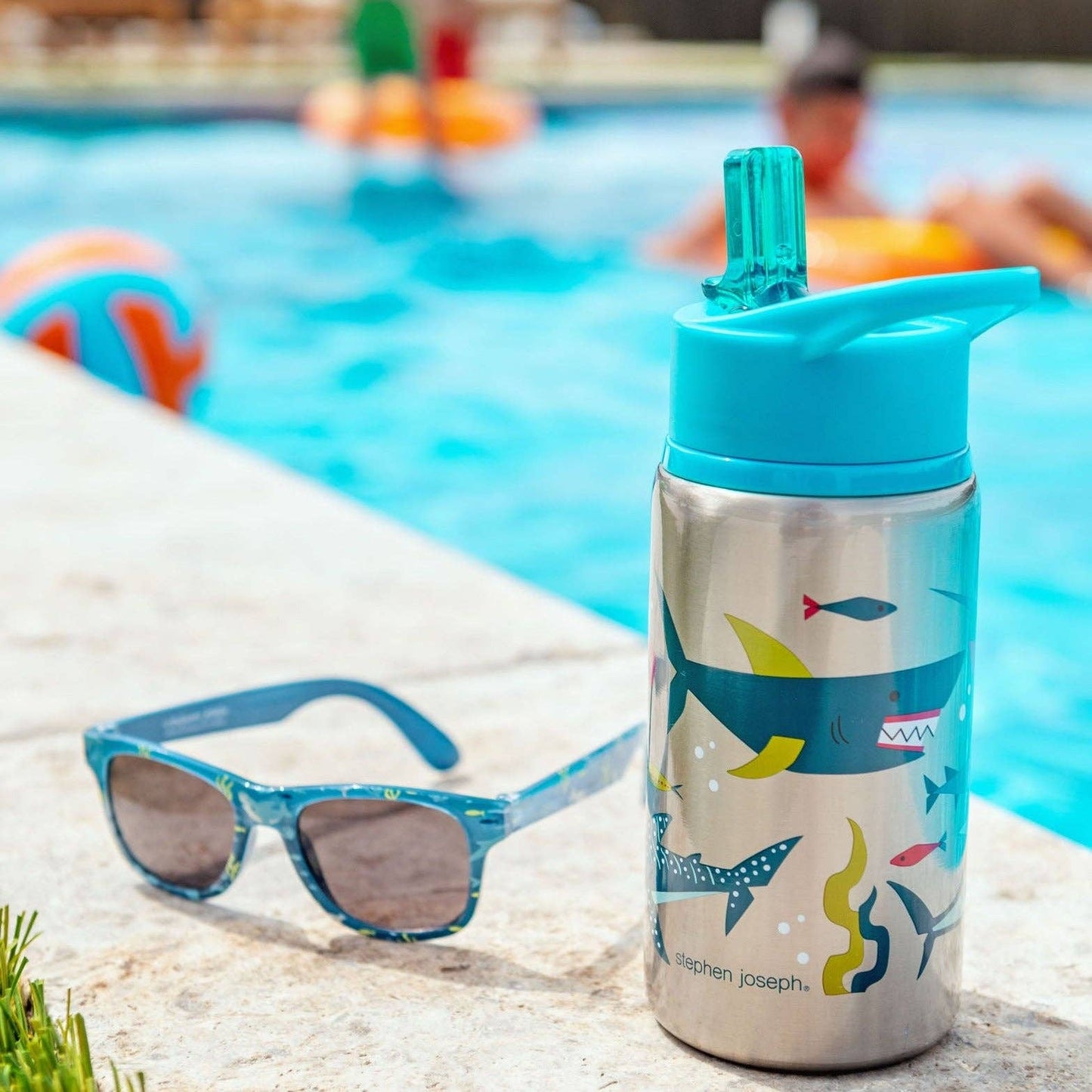 Flip Top Stainless Steel Bottles: Dino