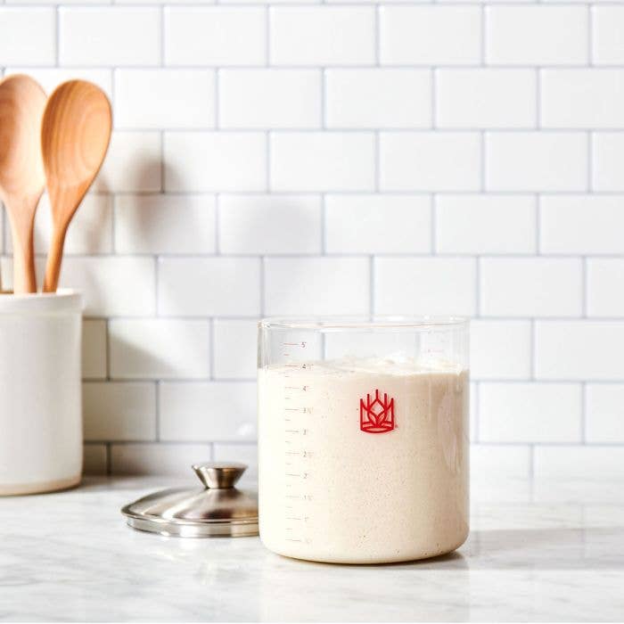 King Arthur Baking Glass Sourdough Crock