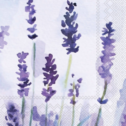 Paper Cocktail Napkin 20 Ct Lavender Mangiacotti