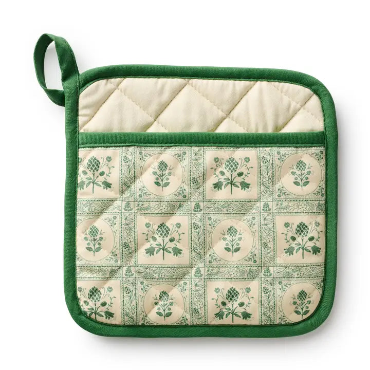 Quilted Artichoke Potholder