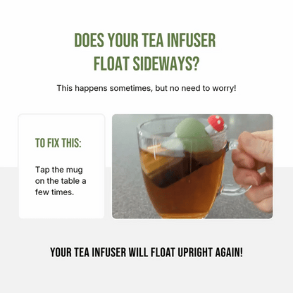 Yellow Submarine | Floating Tea Infuser | Blue Base | Yellow