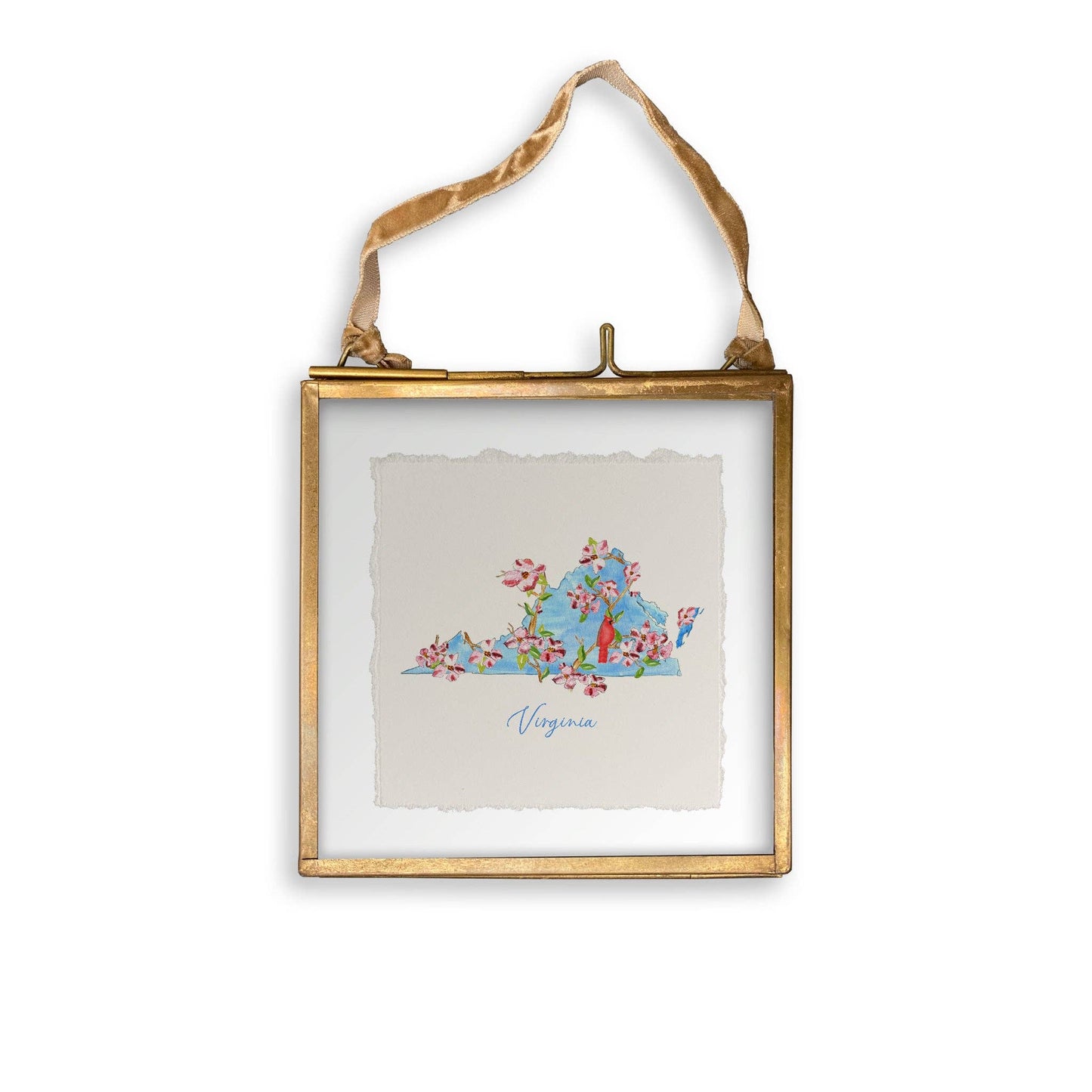 Floral Virginia: Dishtowel / Remove Words / -