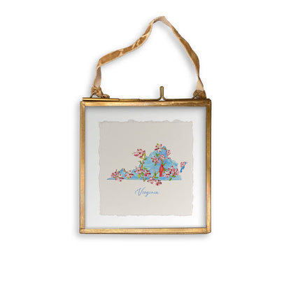 Floral Virginia: Dishtowel / Remove Words / -