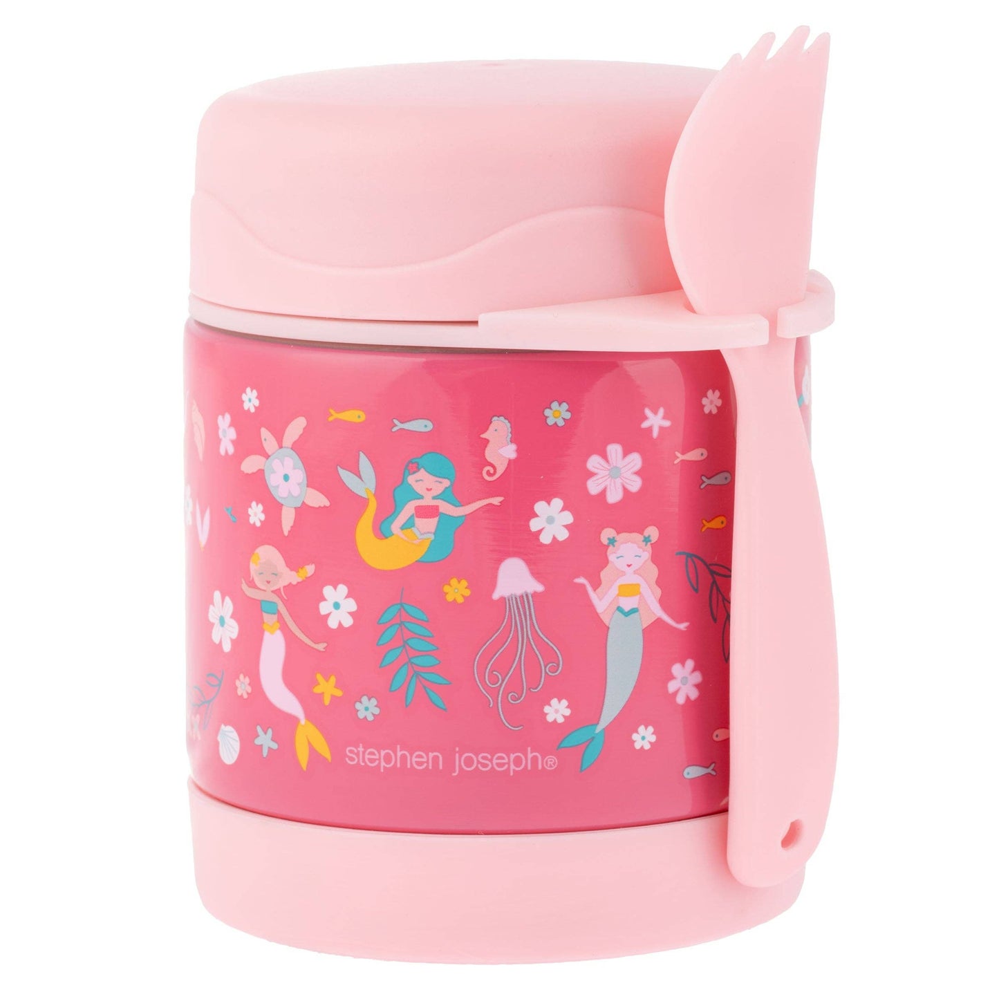 Insulated Food Jar: Turquoise Floral