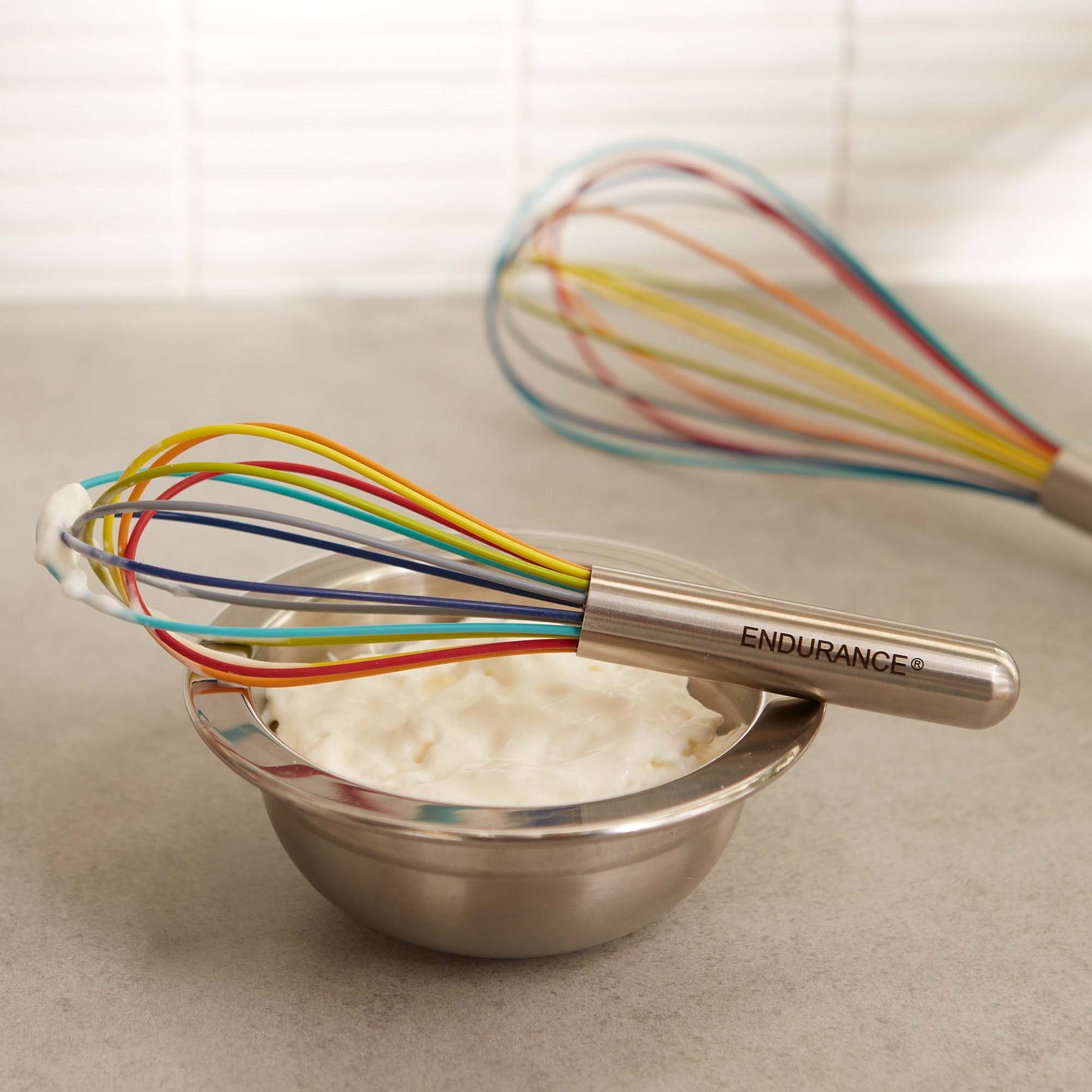 Endurance 8" Silicone Rainbow Whisks