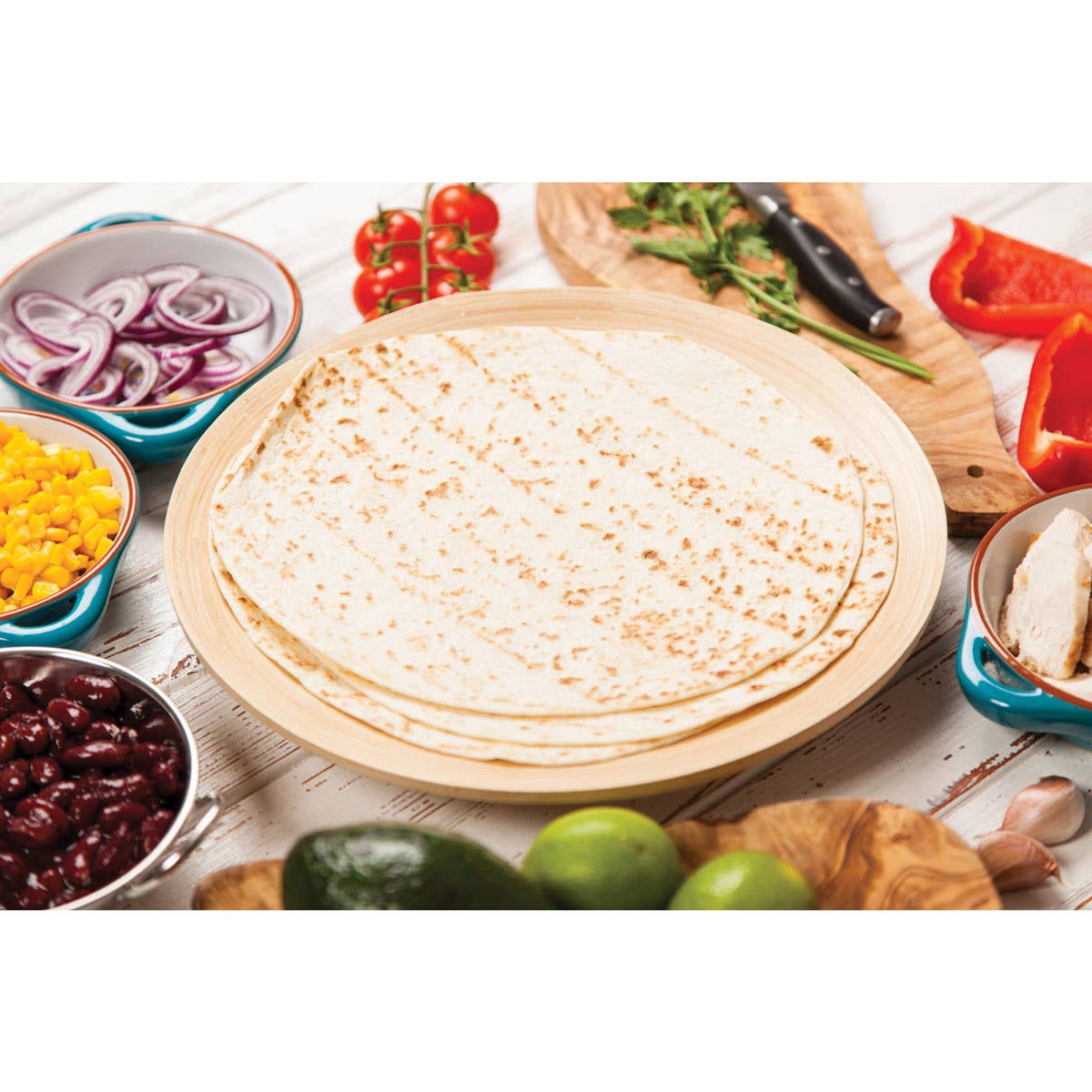 HIC Kitchen Tortilla Press, 6in