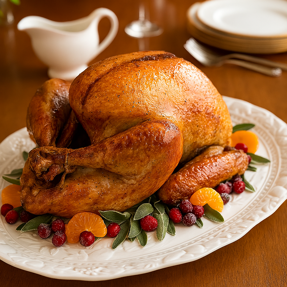 HIC Kitchen Turkey Platter, 17.5in