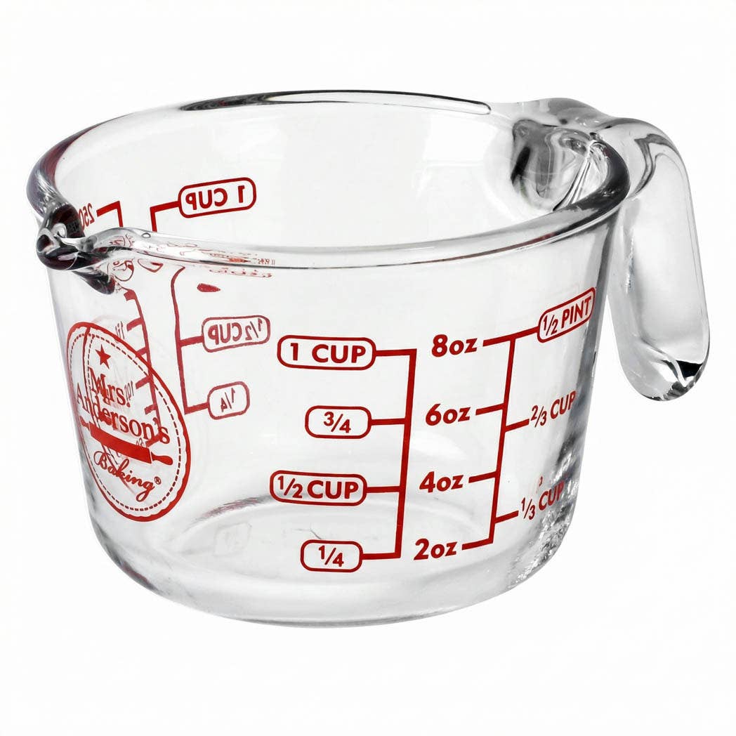 Mrs. Anderson's Baking Glass Measuring Cup, 1 Cup Capacity