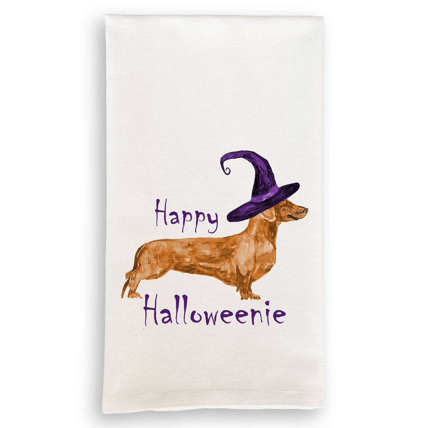 Happy Halloweenie: Dishtowel / Keep Words / -