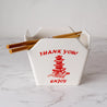 Takeout Box Serving Bowl with Chopsticks - Pagoda