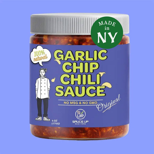 100% All-Natural Original Garlic Chip Chili Sauce -Topping !