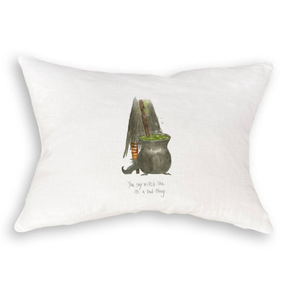 Witch Stirring Pot: Dishtowel / Remove Words / -