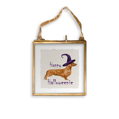 Happy Halloweenie: Dishtowel / Keep Words / -