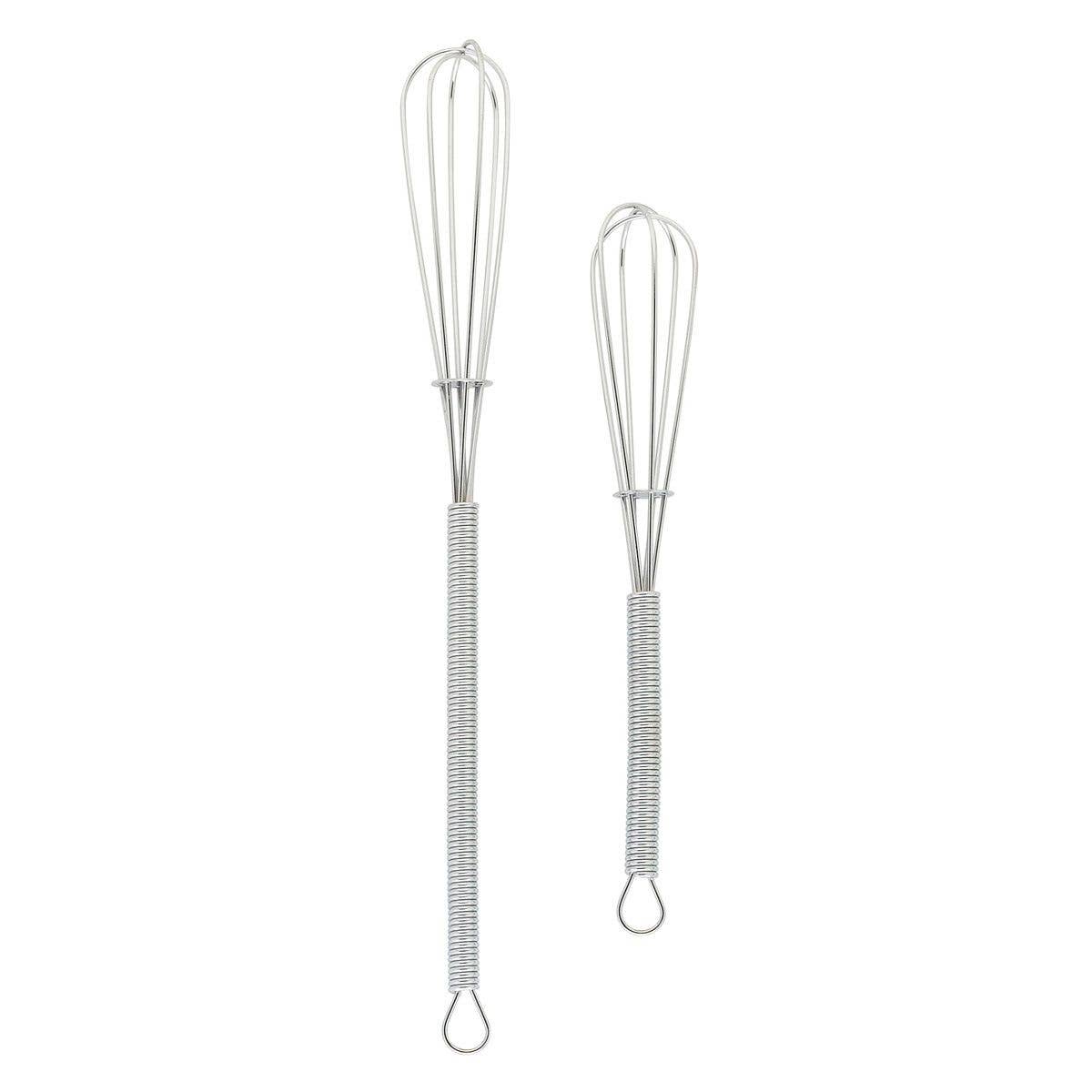 Mini Whisk Set for Mixing and Blending, Set of 2