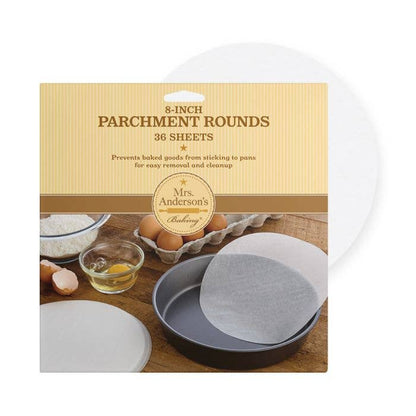 Mrs. Anderson's Baking Bleached Round Parchment Paper 9in
