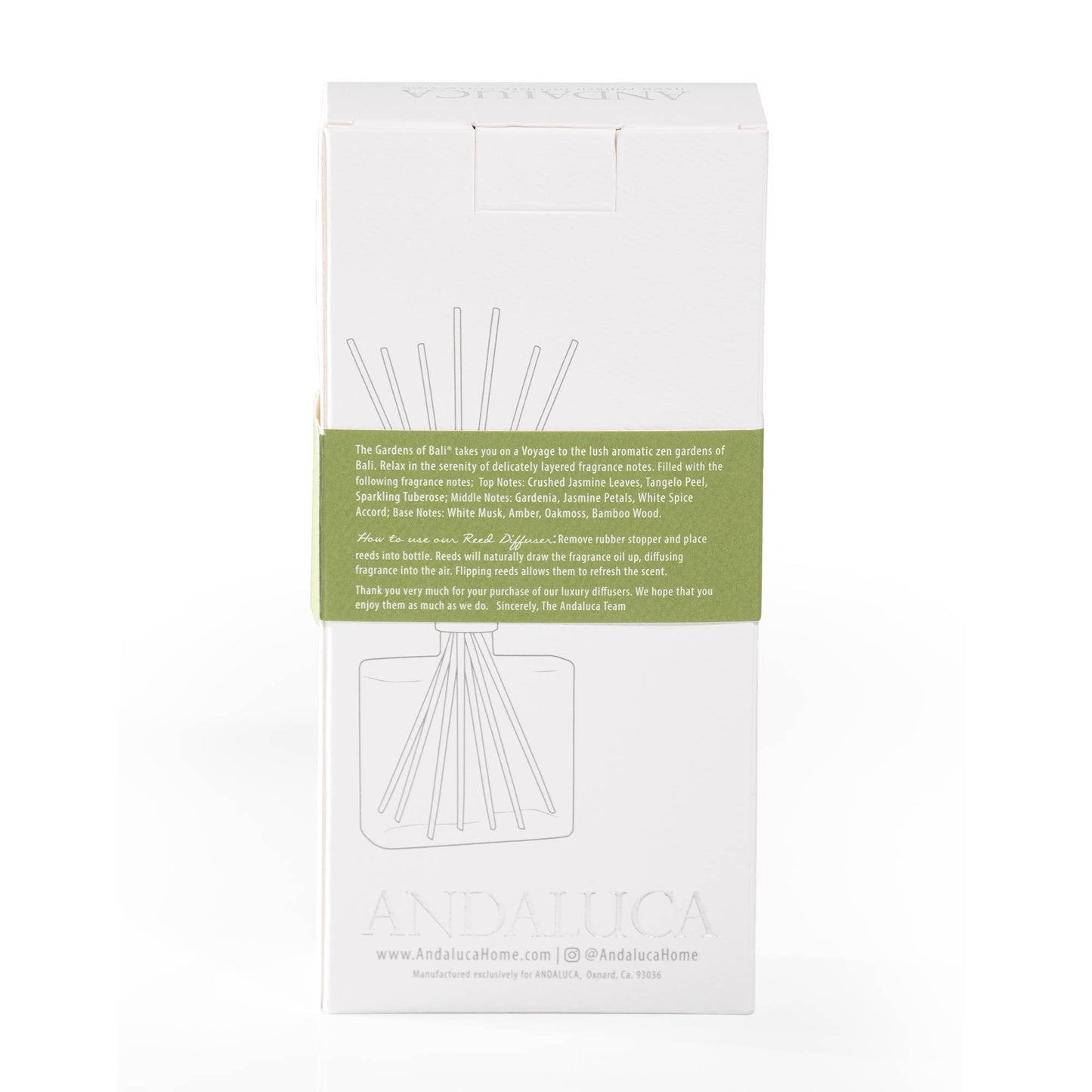 Gardens of Bali Botanical Reed Diffuser
