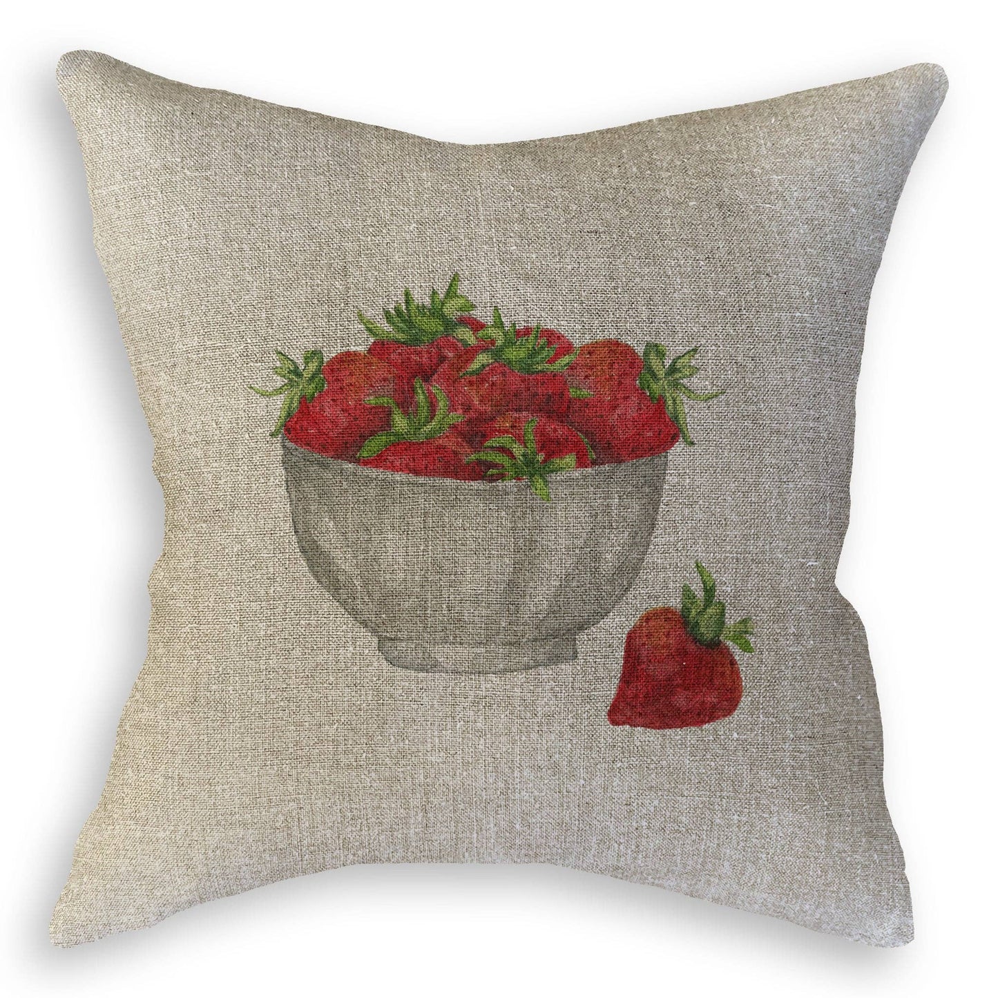 Strawberry Bowl: Dishtowel / -