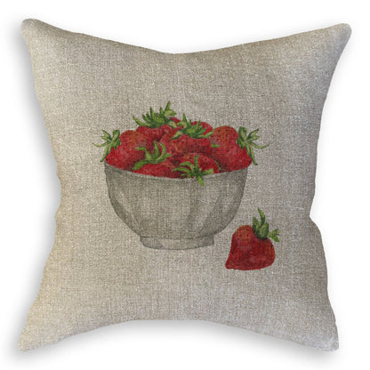 Strawberry Bowl: Dishtowel / -