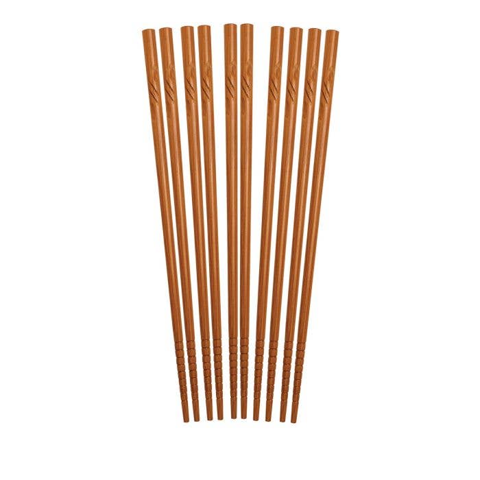Helen's Asian Kitchen Engraved Chopsticks, 5 Pairs