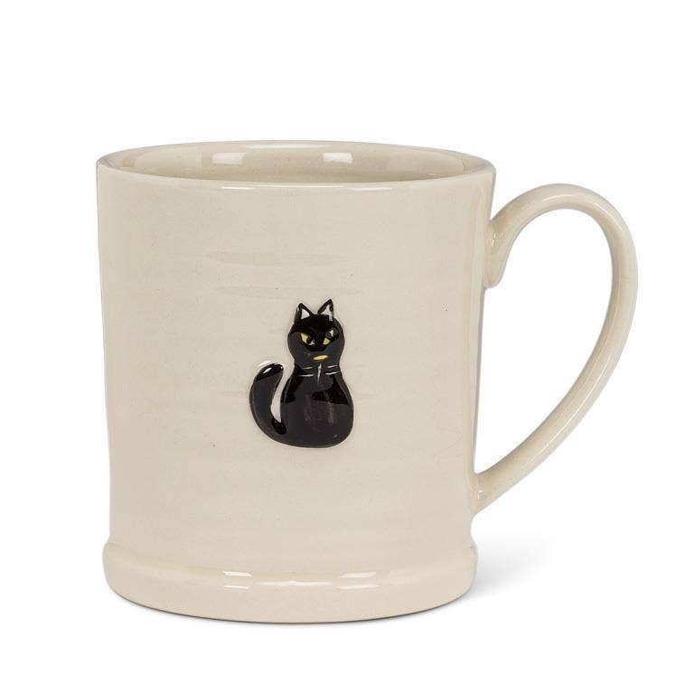 Rimmed Mug with Icon (12oz): Cat