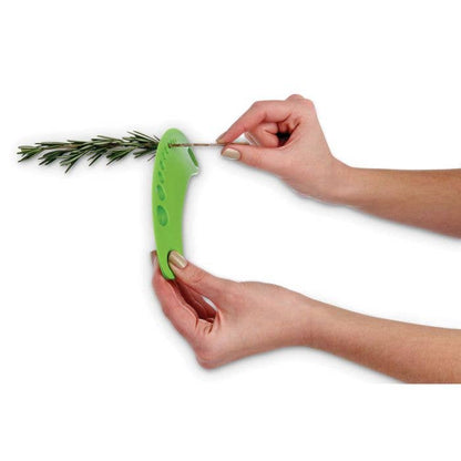 HIC Kitchen Herb Prepper Stripper Mezzaluna Chopper