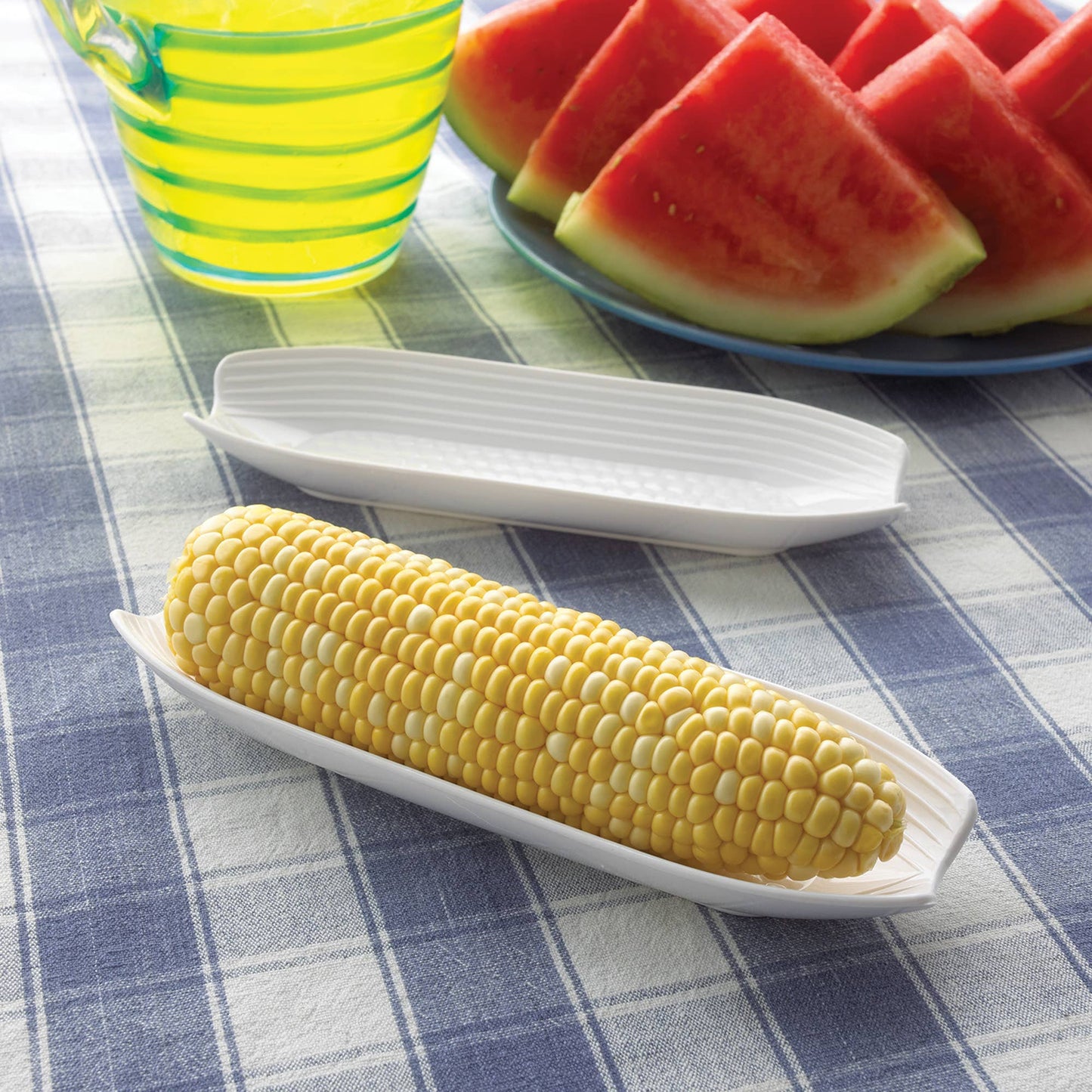 Fox Run Corn on the Cob Dish, Set of 2, 3" x 8.5"