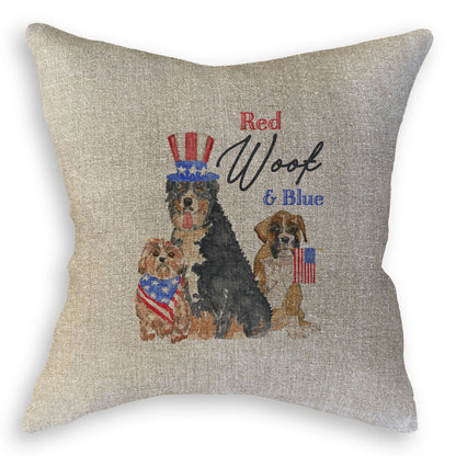 Red Woof and Blue: Dishtowel / Remove Words / -