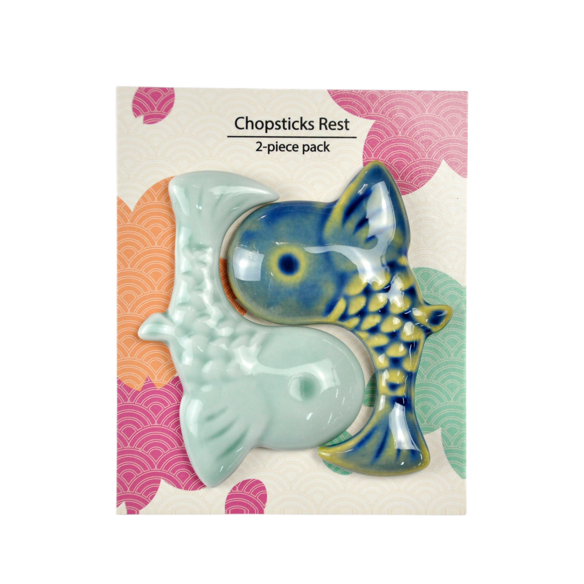 Ying Yang Fish 2 Piece Chopsticks Rest Gift Set (20/240)