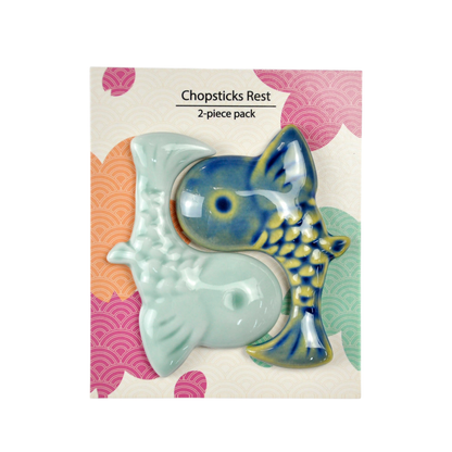 Ying Yang Fish 2 Piece Chopsticks Rest Gift Set (20/240)