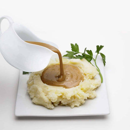 HIC Kitchen Hotel Gravy Boat With Saucer, 24oz