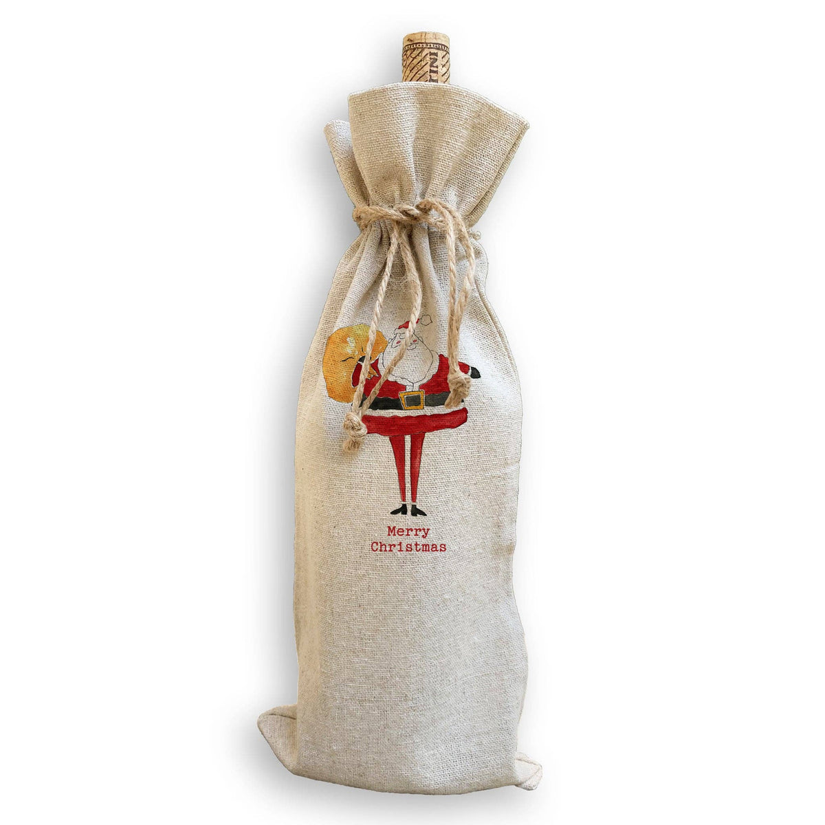 Skinny Santa: Dishtowel / Keep Words / -