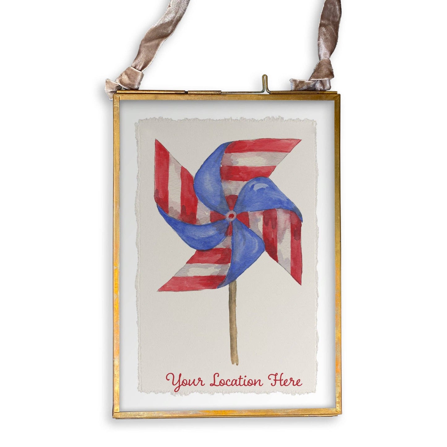 Pinwheel with Location: Dishtowel / -