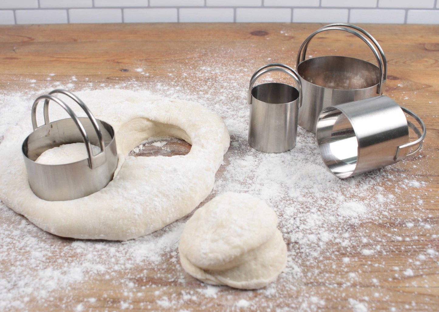 Round Biscuit Cutters - Set Of 4