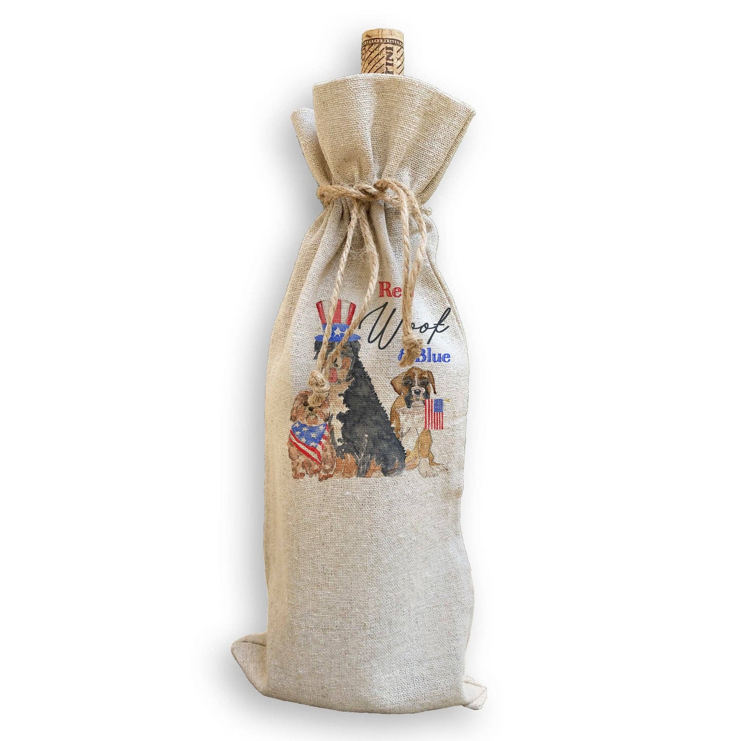 Red Woof and Blue: Dishtowel / Remove Words / -