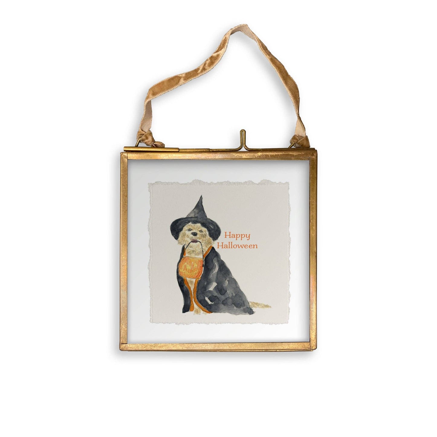Halloween Dog: Dishtowel / Remove Words / -