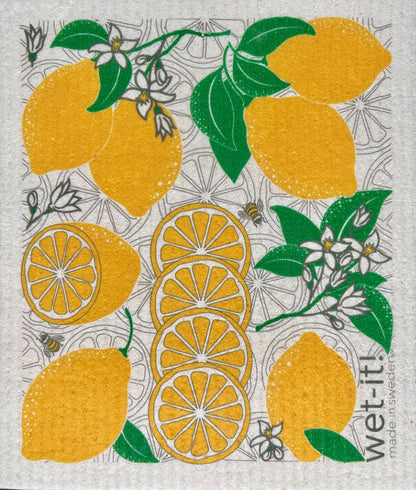 Citrus Limone Swedish Cloth