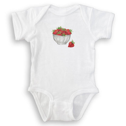 Strawberry Bowl: Dishtowel / -