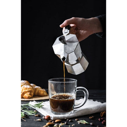Fino Stovetop Espresso Coffee Maker, Brews up to 6 Servings