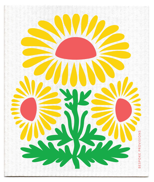 Sunflower Swedish Dishcloth - Reusable Sponge Cloth