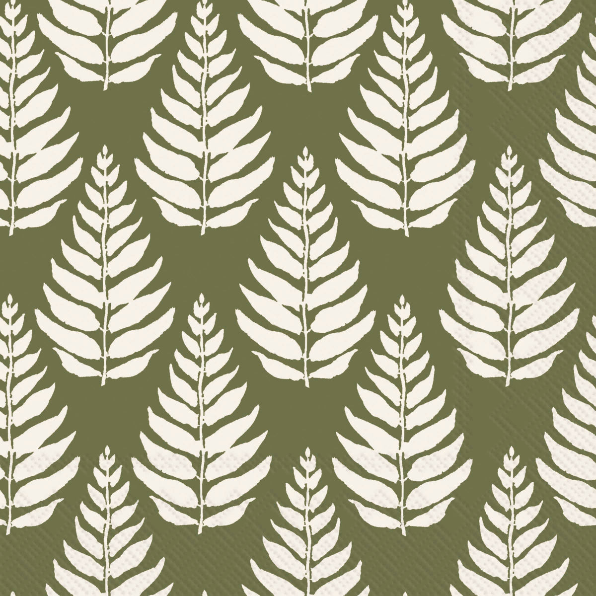 Autumn Trees Green Cocktail Napkins 20 ct Fall