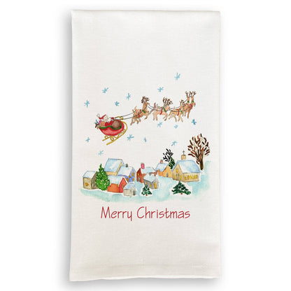 Santa's On His Way: Dishtowel / Keep Words / -