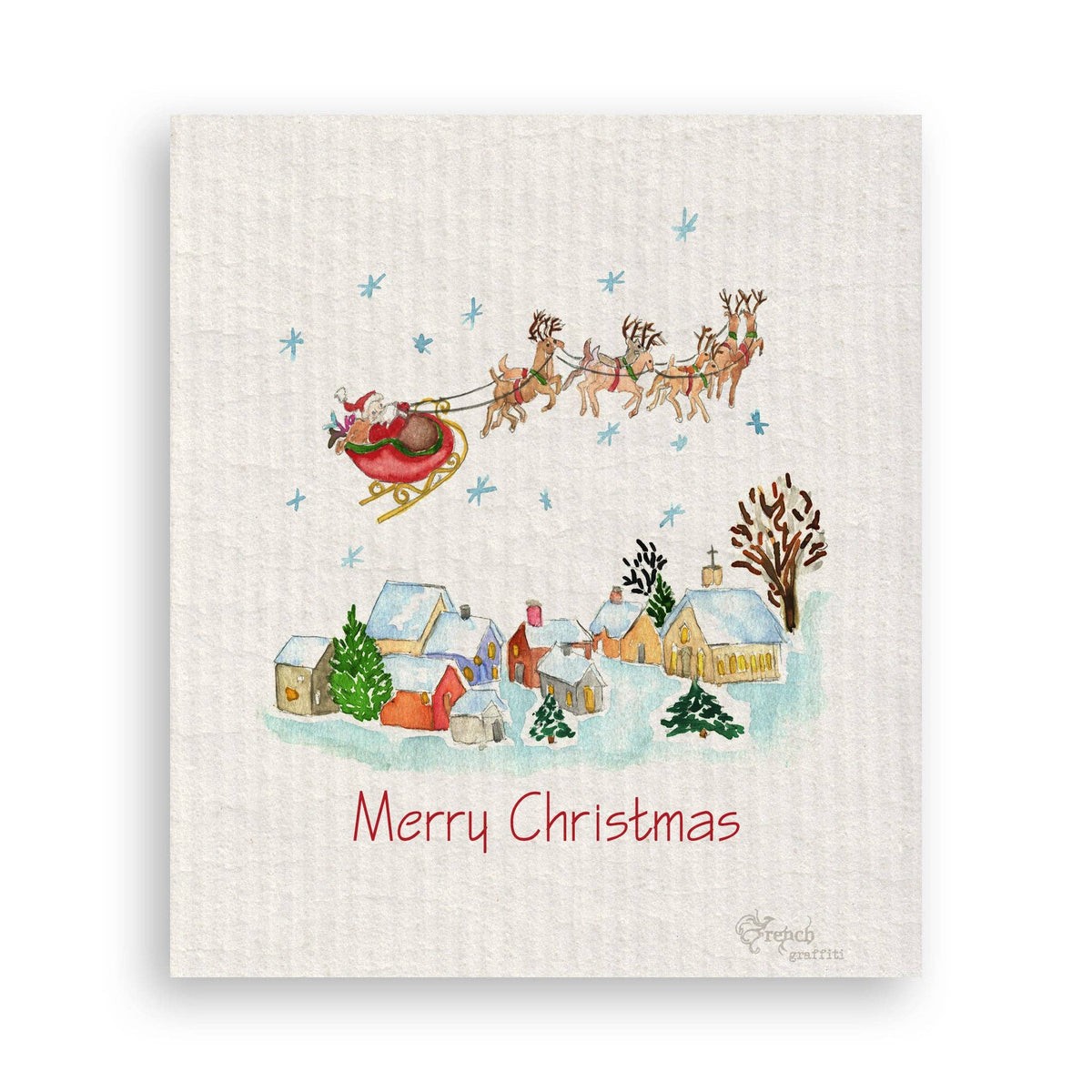 Santa's On His Way: Dishtowel / Keep Words / -
