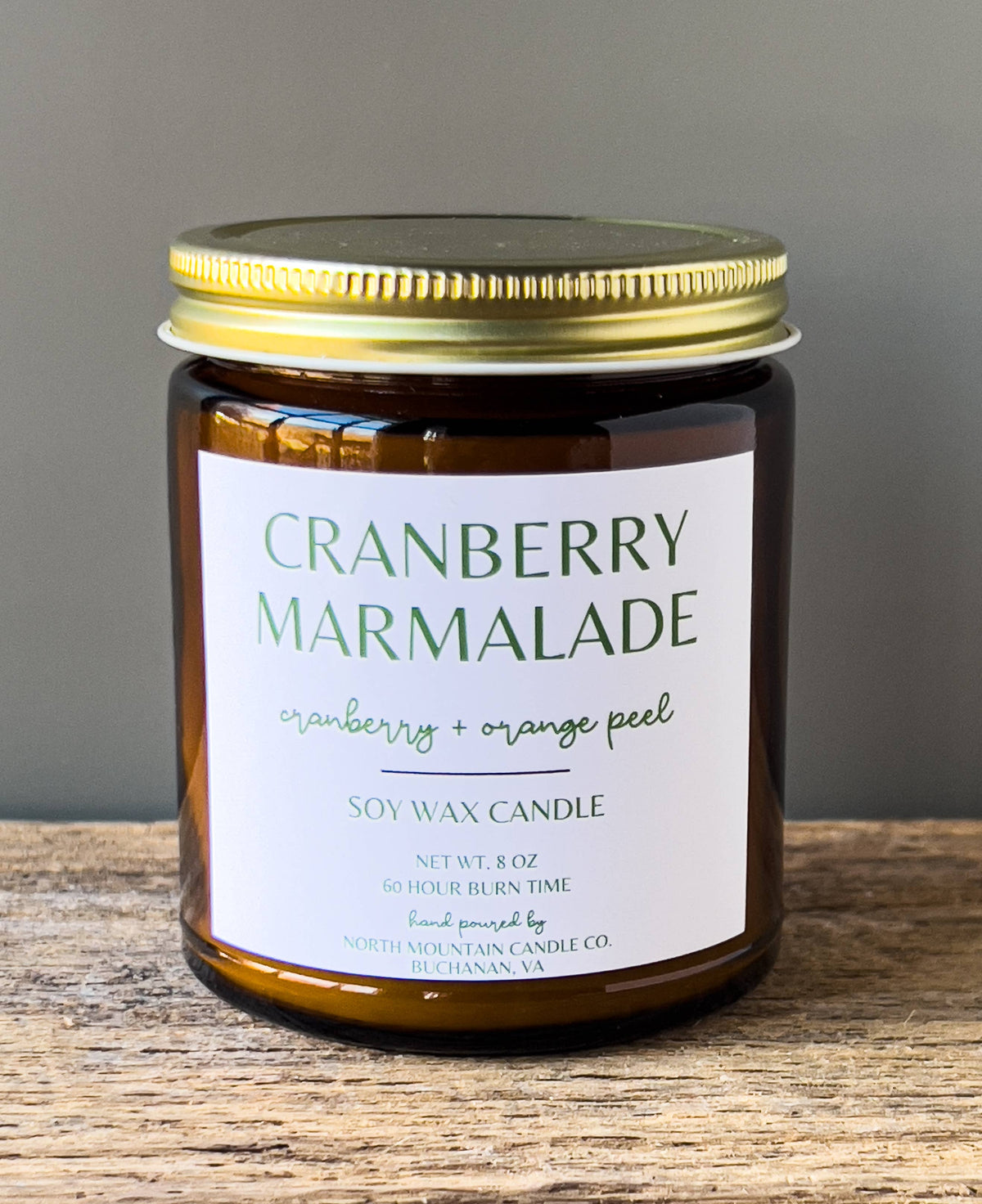 Cranberry Marmalade | Cranberry Apple Soy Candle | 8 oz