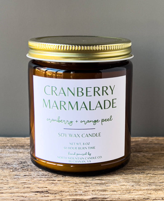 Cranberry Marmalade | Cranberry Apple Soy Candle | 8 oz