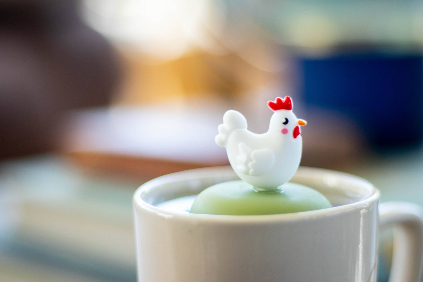 Chicken | Floating Tea Infuser | Green Base | White Chicken