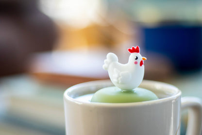 Chicken | Floating Tea Infuser | Green Base | White Chicken
