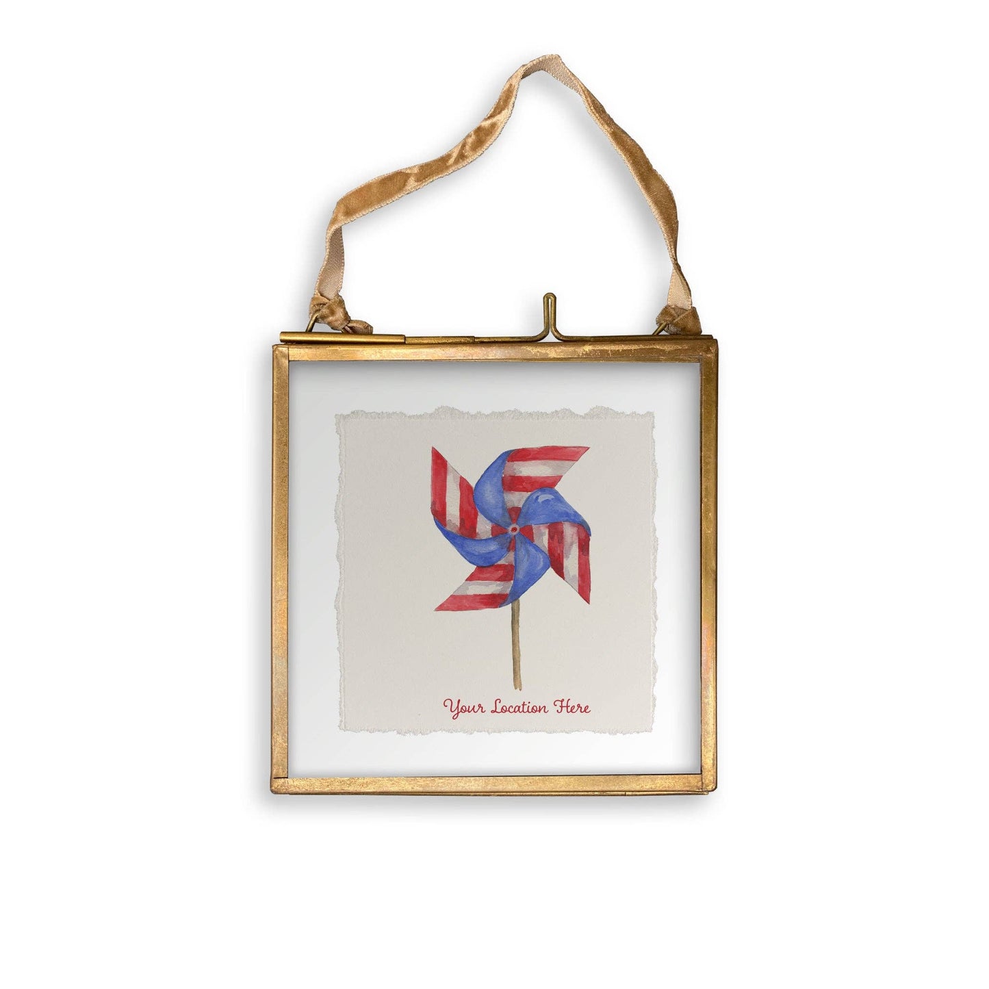 Pinwheel with Location: Dishtowel / -