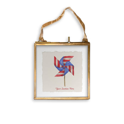 Pinwheel with Location: Dishtowel / -